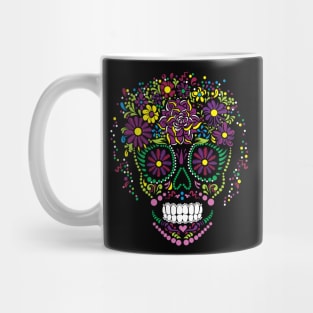 Flowery Sugar Skull Mug